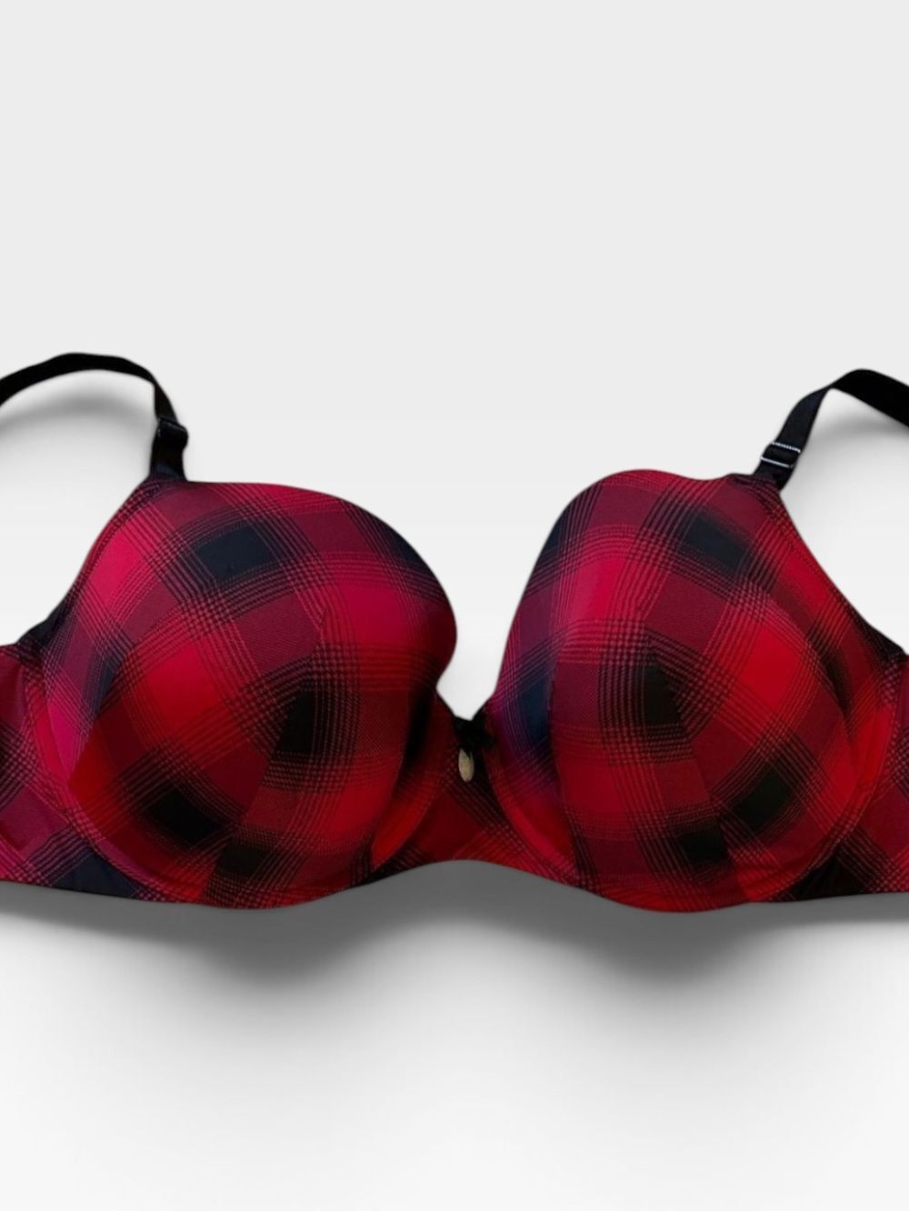 Torrid Red and Black Plaid Bra 40f